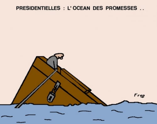 Présidentielles  :  l’océan  des  promesses . .